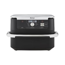 Ninja Foodi FlexDrawer Air Fryer, Dual Zone with Removable Divider, Large 10.4L Drawer, 7-in-1, Air-Fryer Uses No Oil, Air Fry, Roast, Bake, Max Crisp, Non-Stick Dishwasher Safe Parts, Black AF500UK