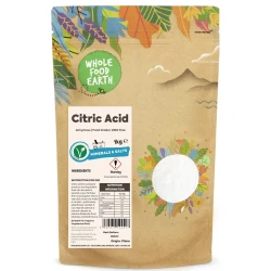 Wholefood Earth Citric Acid 1kg | Anhydrous | Food Grade